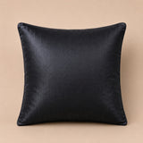Handcrafted Cushion Cover – Black | 16"x16" | Sequin Decorative Cushion Cover
