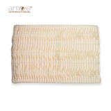 Set of - 4, 1 Pcs, Fabric Crafted Placemat – Cream, 13"x19"