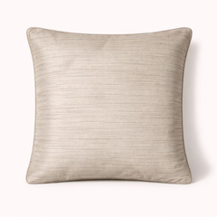 Machine-Crafted Camel Cushion Cover – 16"x16" | Circular Embroidered Design | Premium Poly Channel Fabric