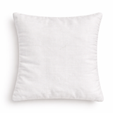 Hand Crafted Cushion Cover – Cream | 16"x16" | Poly Cotton | Textured Panel Design