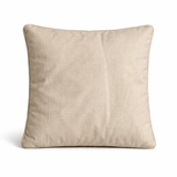 Fabric Crafted Cushion Cover – Beige | 16"x16" | Poly Cotton | Elegant Textured Design