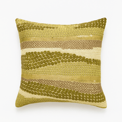 Handcrafted Beige Cushion Cover – 12"x12"