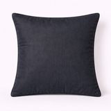 Handcrafted Black Cushion Cover – 16"x16" | Radiant Eye Motif Embroidered Design | Premium Polyester-Cotton