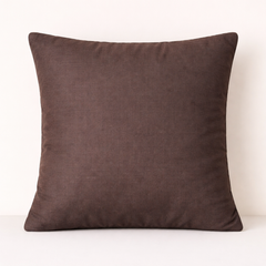 Machine-Crafted Orchid Cushion Cover – 16"x16" | Circular Embroidered Design | Premium Poly Channel Fabric