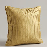 Fabric Crafted Cushion Cover – Copper | 16"x16" | Poly Cotton Foam Fabric | Premium Ribbed Texture Design