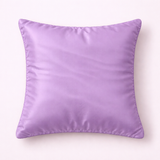 Fabric Crafted Cushion Cover – Purple | 12"x12" | Poly Cotton Foam | Textured Petal Design