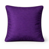 Handcrafted Cushion Cover – Purple | 16"x16" | Designer Wave Pattern Decorative Cushion Cover