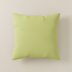 Machine-Crafted Green Cushion Cover – 16"x16", Premium Poly Cotton