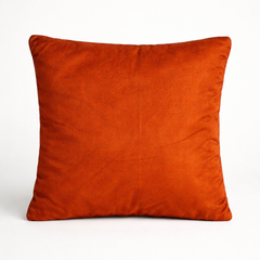Fabric Crafted Cushion Cover – Light Brown | 16"x16" | Poly Cotton | Warm & Elegant Design