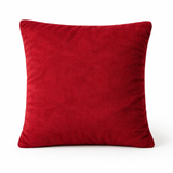Hand-Crafted Cushion Cover – Maroon Silver | 12"x12" | Poly Chenille-Cotton | Royal Festive Accent