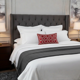 Machine-Crafted Red Bolster Cover – 18"x20" | Poly Cont Fabric | Lightweight & Stylish