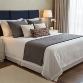 Fabric-Crafted Brown Bolster Cushion Cover – 8"x20" | Poly Cont Fabric | Lightweight & Elegant