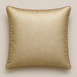 Fabric Crafted Cushion Cover – Dark Beige | 16"x16" | Poly Cotton Foam Fabric | Premium Ribbed Texture Design