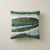 Handcrafted Olive Cushion Cover – 12"x12", Premium Poly Cotton