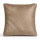 Hand Crafted Cushion Cover – Beige | 12"x12" | Poly Cotton Fabric | Elegant Embroidered Design