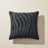 Handcrafted Black Cushion Cover – 16"x16" | Premium Poly Cotton