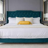 Cylindrical Hand-Crafted Gold Bolster Cover – 9"x20" | Cotton Polyester Fabric | Lightweight & Elegan