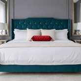 Cylindrical Hand-Crafted Maroon Bolster Cover – 9"x20" | Cotton Polyester Fabric | Lightweight & Elegant