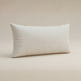 Handcrafted Cream Bolster Cover – 19"x8" | Premium Poly Cotton