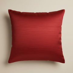 Handcrafted Maroon Cushion Cover – 12"x12" | Multi-Color Embroidered Floral Design | Premium Poly Cotton