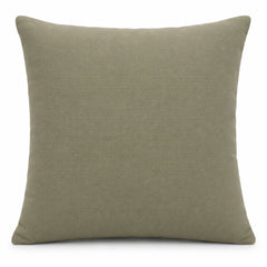 Handcrafted Cushion Cover – Camel | 16"x16" | Zigzag Embroidered Decorative Cushion Cover
