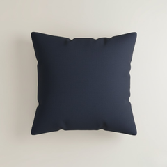 Handcrafted Black Cushion Cover – 12"x12", Premium Poly Cotton