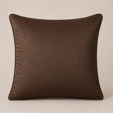 Handcrafted Cushion Cover – Brown Gold | 16"x16" | Poly-Cotton Matty Fabric | Premium Metallic Texture Design