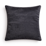 Hand Crafted Cushion Cover – Black | 16"x16" | Poly Cotton | Embroidered Geometric Design