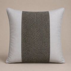 Handcrafted Cushion Cover – Gold White | 16"x16" | Poly-Cotton Matty Fabric | Premium Metallic Texture Design