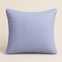 Machine Crafted Cushion Cover – Grey | 16"x16" | Floral Embroidered Decorative Cushion Cover