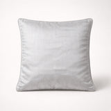 Fabric Crafted Cushion Cover – Beige | 12"x12" | Poly Cotton | Modern Textured Design