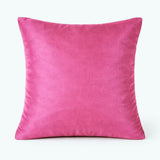 Fabric Crafted Cushion Cover – Purple | 12"x12" | Poly Cotton | Modern Textured Design