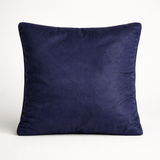 Fabric-Crafted Navy Blue Cushion Cover – 12"x12" | Poly Cotton Fabric | Elegant & Modern