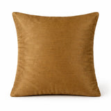 Hand Crafted Cushion Cover – Mud | 16"x16" | Poly Cotton Fabric | Floral Design