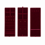 Luxury Leather Jewellery Box with Combination Lock, Removable Velvet Trays & Multi-Compartment Organizer for Rings, Earrings, Necklaces, Bangles, Watches & Accessories (30.48 × 12.95 × 10.16 cm)
