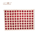 Set of - 4/6 Handcrafted Placemat – Cream, 12"x18"