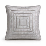 Fabric Crafted Cushion Cover – Light Beige | 16"x16" | Poly Cotton | Modern Textured Square Design