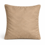 Hand Crafted Cushion Cover – Golden Cream | 12"x12" | Poly Cotton | Elegant Button Tufted Design