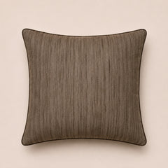 Handcrafted Cushion Cover – Beige | 16"x16" | Elegant Embroidered Decorative Cushion Cover