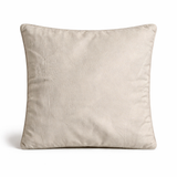 Fabric Crafted Cushion Cover – White | 12"x12" | Poly Cotton | Elegant Diamond Texture Design