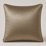 Handcrafted Cushion Cover – Khaki | 12"x12" | Poly Cotton Fabric | Elegant Designer Cushion Cover