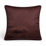 Hand Crafted Cushion Cover – Brown Multicolor | 16"x16" | Poly Cotton Fabric | Vibrant Embroidered Geometric Burst Design