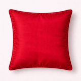 Fabric Crafted Cushion Cover – Lilac Rose | 16"x16" | Chanil Fabric | Textured Panel Design