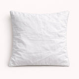Fabric Crafted Cushion Cover – White | 24"x24" | Poly Cotton | Printed Floral Design