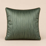 Handcrafted Cushion Cover – Green | 16"x16" | Premium Embroidered Decorative Cushion Cover