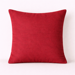 Handcrafted Maroon Cushion Cover – 12"x12" | Circular Embroidered Design | Premium Poly Cotton