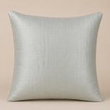 Handcrafted White Beaded Cushion Cover – 12"x12" | Premium Poly Cotton | Elegant Handcrafted Design