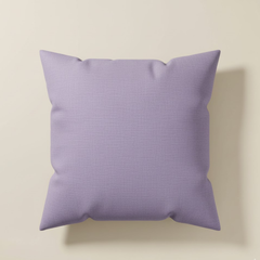 Machine Crafted Purple Cushion Cover with White Piping – 16"x16" | Premium Poly Cotton