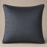 Handcrafted Cushion Cover – Black | 16"x16" | Elegant Poly Cotton Cushion Cover