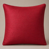 Handcrafted Cushion Cover – Burgundy | 16"x16" | Elegant Poly Cotton Cushion Cover